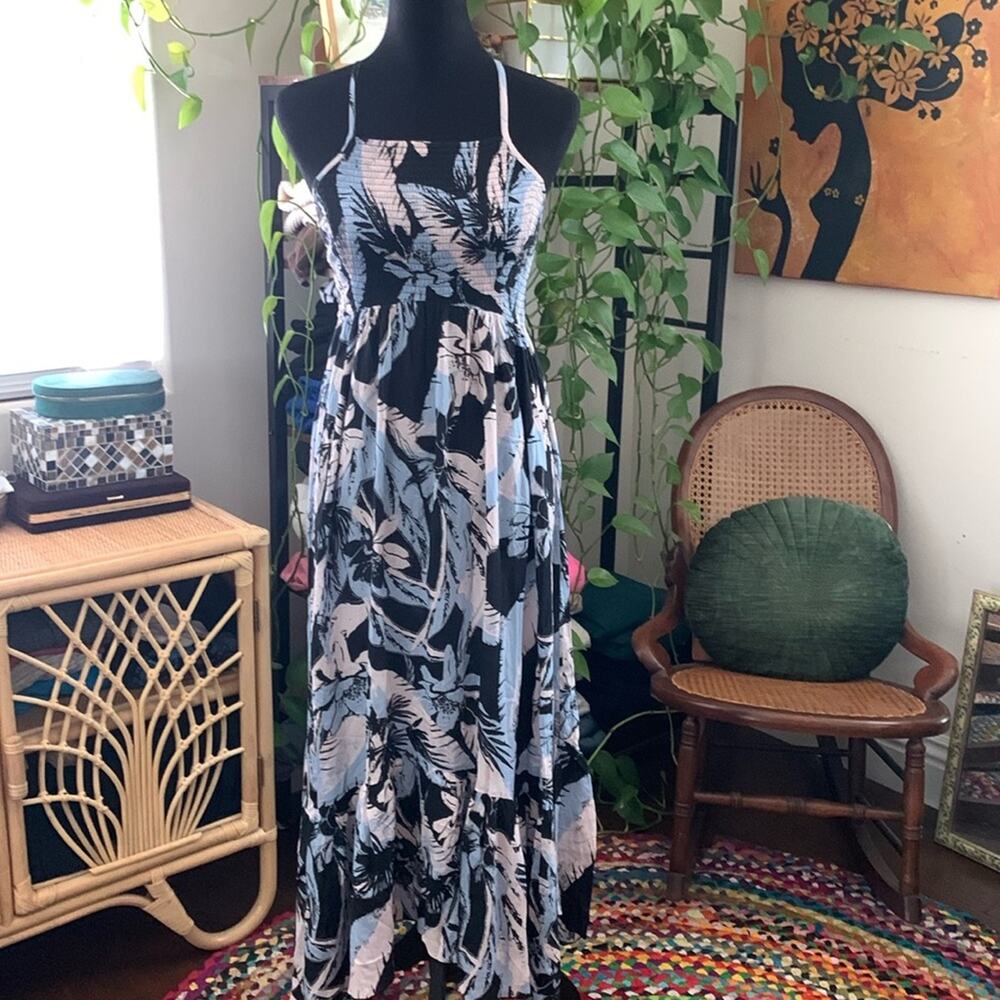 Free People Intimately Heat Wave Tropical Combo Floral Boho Hippie Dress